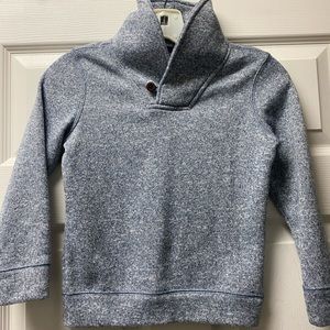 Boys Heather blue pullover, 6